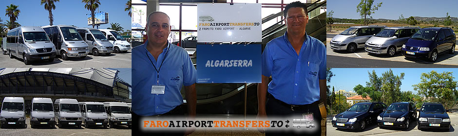 Faro Airport transfers TO - our sign at the airport